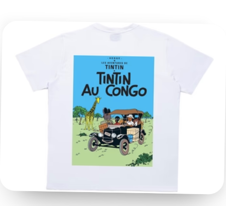 TINTIN Au Congo Tee.